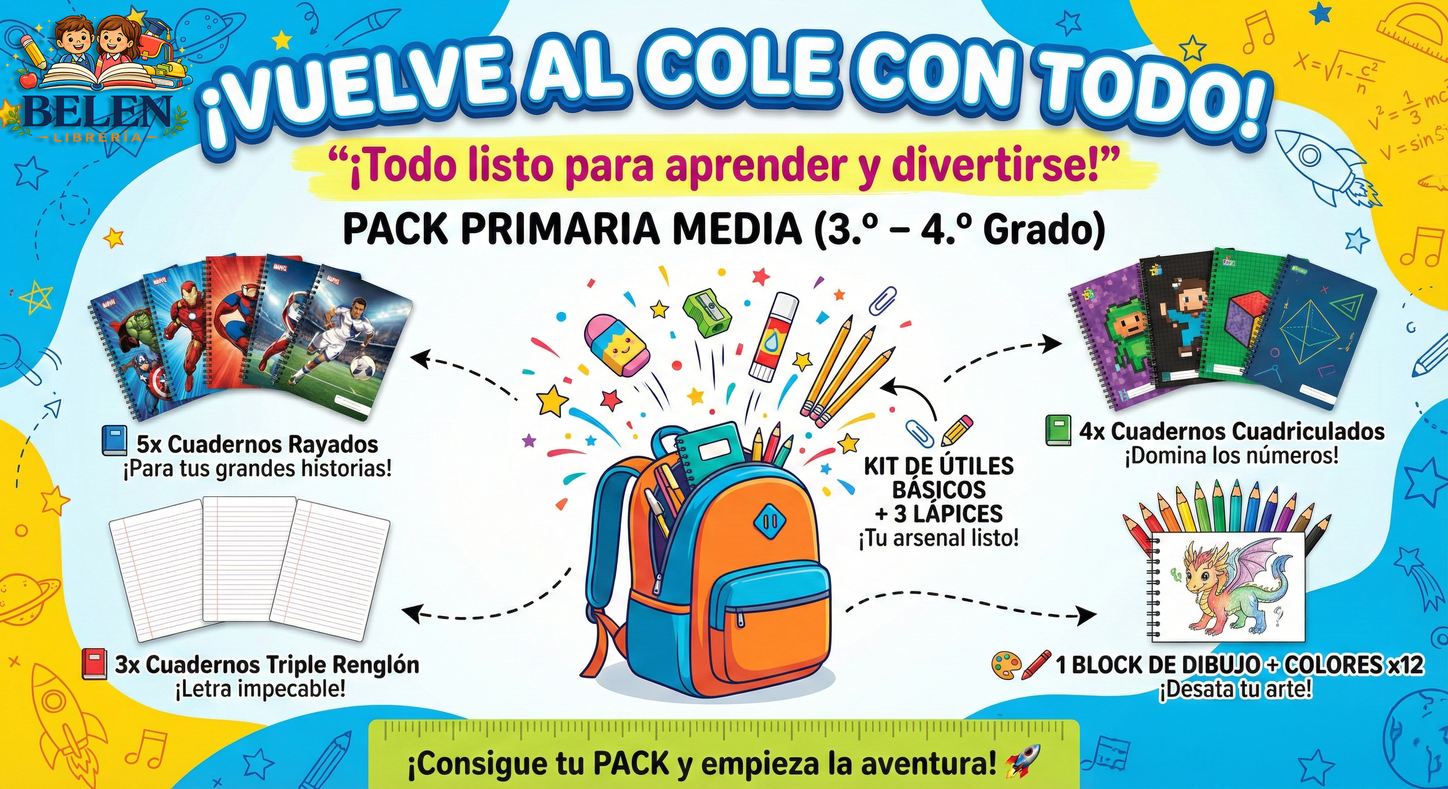 Regreso a clases con Librería Belén
